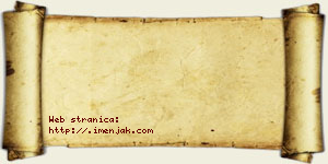 Danica Nikačević vizit kartica